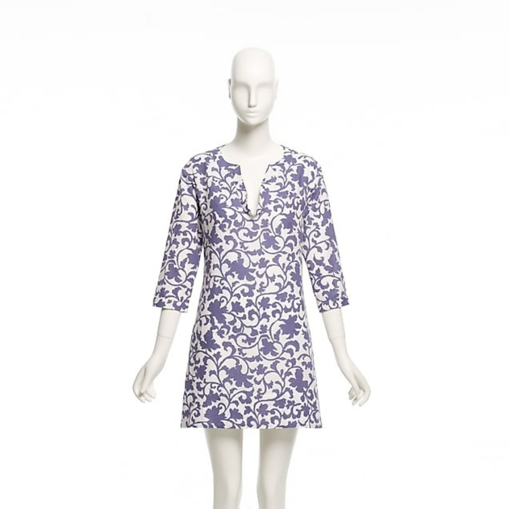 J. Crew Linen Floral Dress